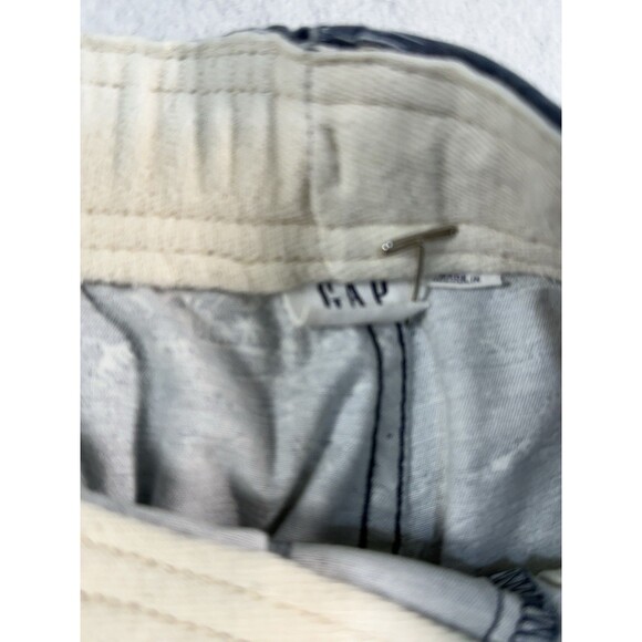 Gap Twill Jogger Shorts Men's M Elastic Waistband Drawstring Tropical Hawaiian - Picture 9 of 9